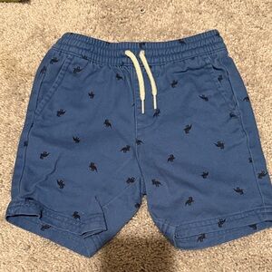Old Navy Blue Dinosaur Print Kids Shorts